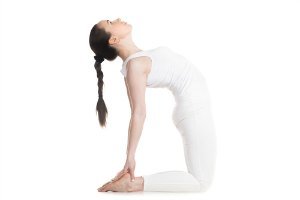 camel yoga pose for flexibility