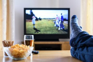 eating in front of tv gain weight