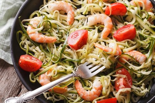 zucchini pasta healthy dinner recipe for weight loss