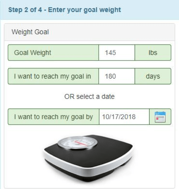 body weight planner for weight loss